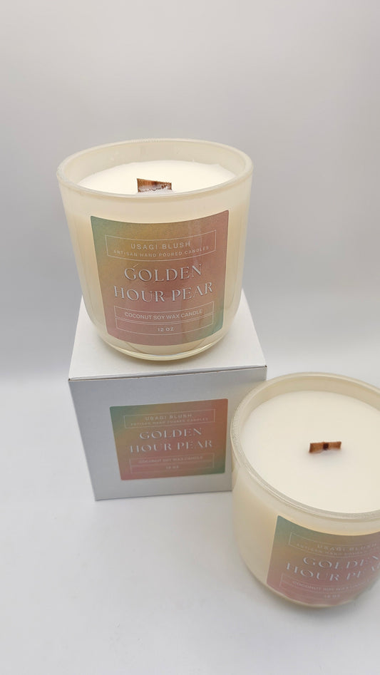 Golden Hour Pear 12 oz. Candle