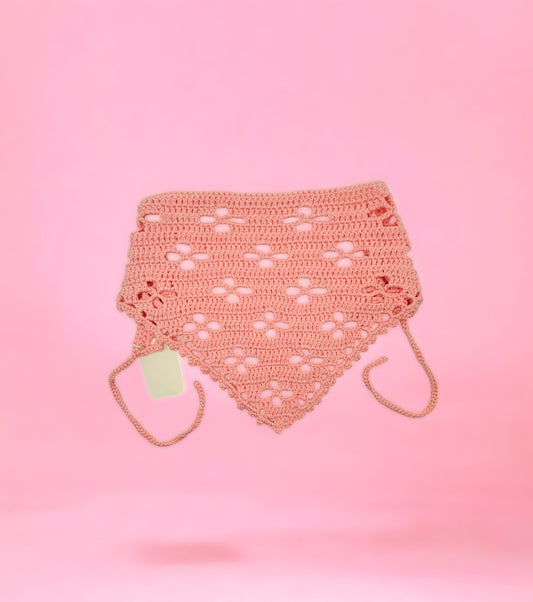 Made To Order pink Floral Bandana